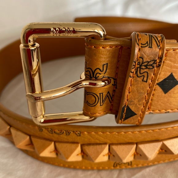 AUTHENTIC MCM RARE PHENOMENON BELT - Picture 3 of 16